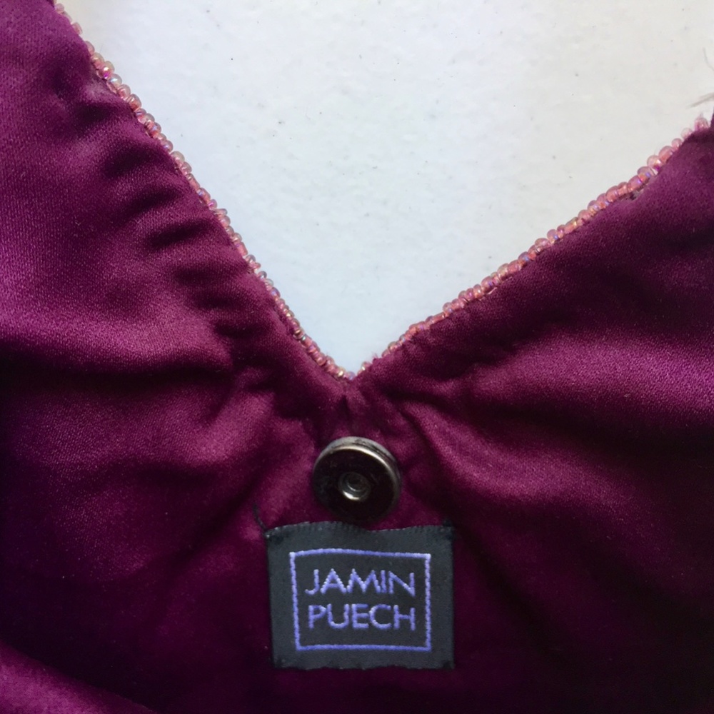 Jamin Puech Beaded & Sequin Bag- Purple & Orange - Picture 9 of 12